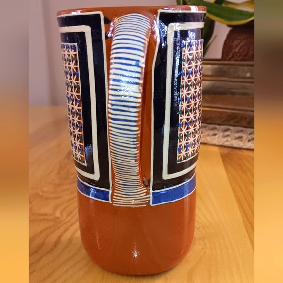 Tonala Mexico Pottery Handpainted Mug - Picture 3 of 5